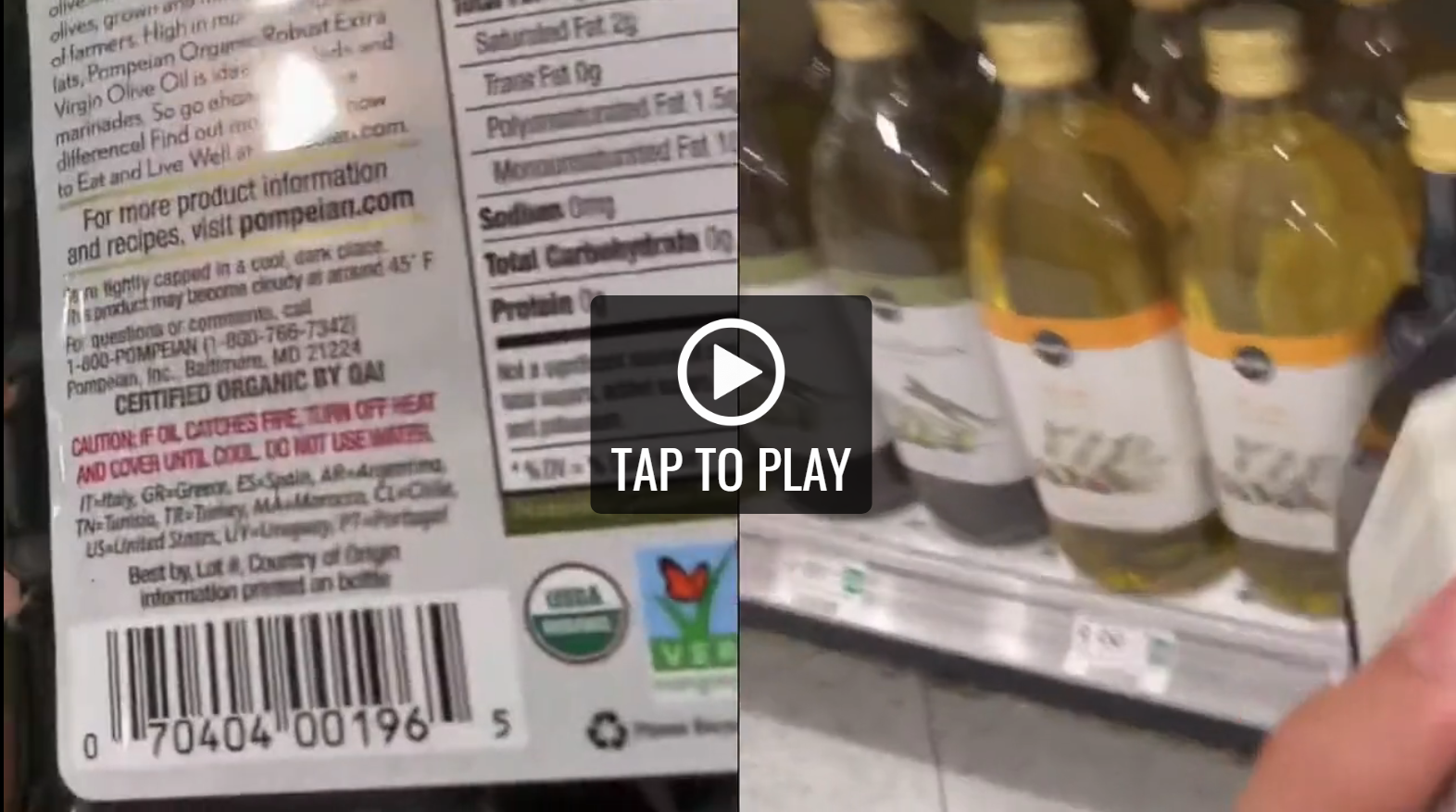 Mediterranean olive oil and herbs